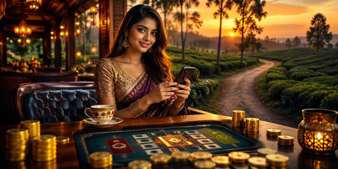 কুমিল্লার চা বাগান এলাকায় bgb333 লটারি গেম উপভোগ করছেন একজন খেলোয়াড়